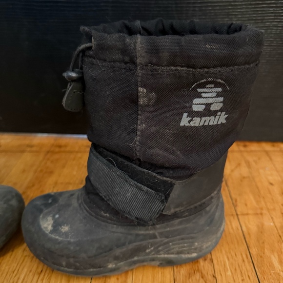 Kamik Black Winter Snow Boots – Toddler Size (Unisex) - Picture 1 of 4